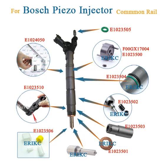 Erikc F 00g X17 004 Bosch Piezo Electric Valve for Piezo Injection F00gx17004 Genuine Original Common Rail Fuel Injectors Control Valve for 0445115 \116 \ 117 