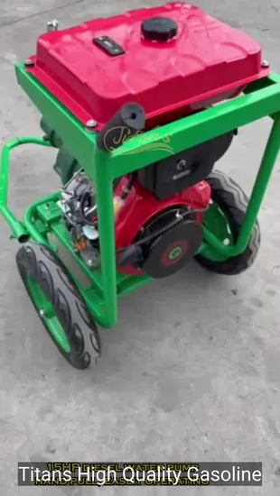 Titans High Efficient Quality Assurance Air Cooled Diesel Unit Irrigation Pump 